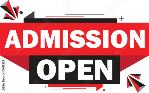 Admission open for school and colleges. Admission open badge for university. Admission open vector design. Admission Open Tag Vector Image Transparent