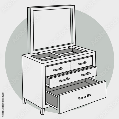 Steel kitchen appliance with electric stove burner and microwave for home cooking