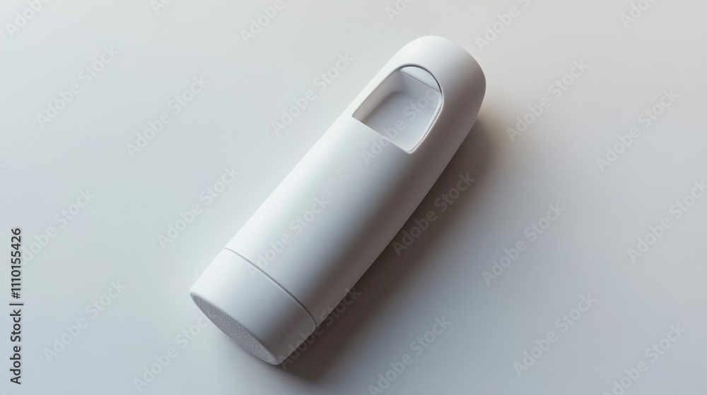 A white object with a small opening on top A white object with a small opening on top