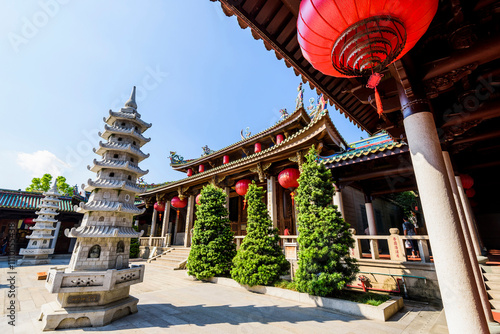 Building view of the South Putuo Temple. It is a famous Buddhist shrine in Xiamen, China. photo