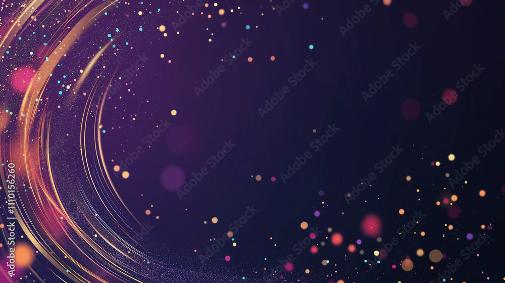 Obraz premium New Year Banner 2025 blue