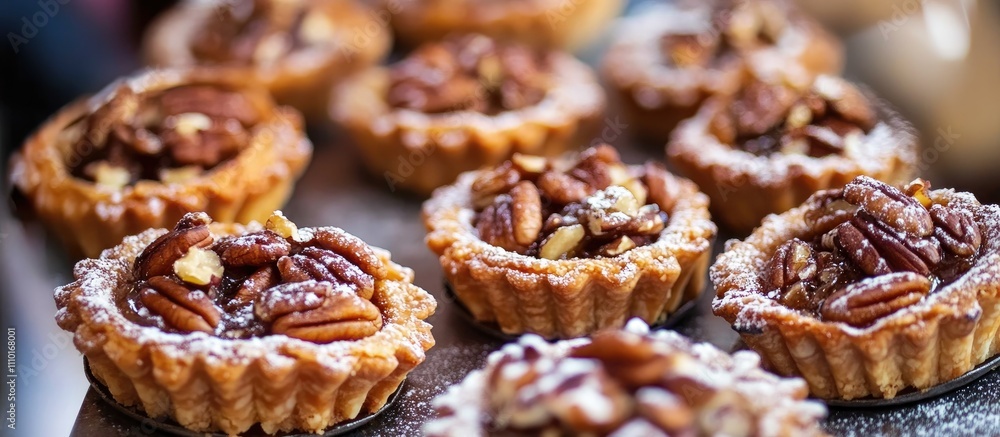 Delicious Apple Tarts with Nut Topping Freshly Baked and Ready to Enjoy in a Cozy Seasonal Setting Delicious Apple Tarts with Nut Topping Freshly Baked and Ready to Enjoy in a Cozy Seasonal Setting