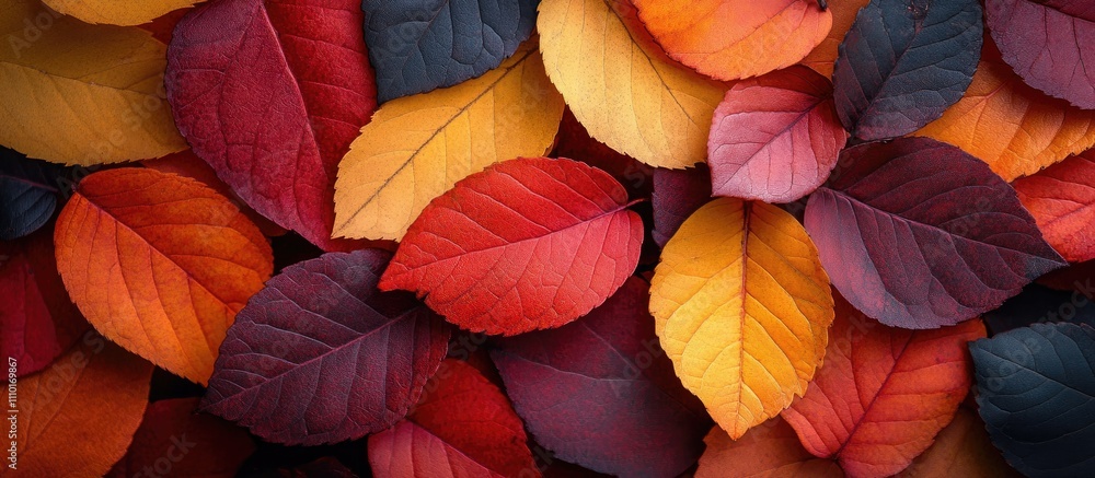 Vibrant autumn leaves in a stunning array of colors creating a warm seasonal background perfect for nature-themed designs and projects Vibrant autumn leaves in a stunning array of colors creating a warm seasonal background perfect for nature-themed designs and projects