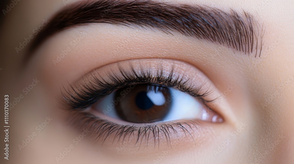 A woman with brown hair and brown eyes A woman with brown hair and brown eyes