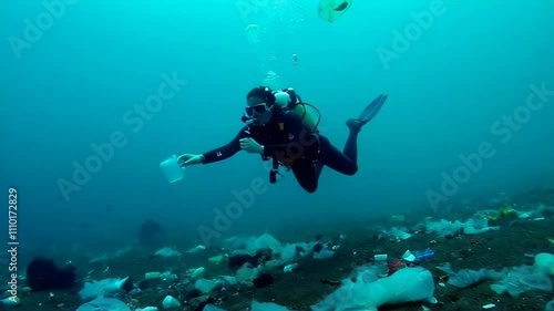 Wallpaper Mural Diving into the Depths: Discovering a Sea Floor Filled with Trash Torontodigital.ca