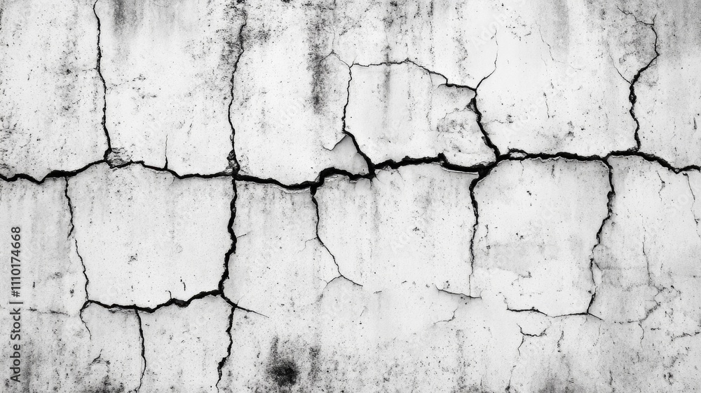 Cracked concrete wall texture with blurry surface detail highlighting damage and wear for backgrounds and design projects Cracked concrete wall texture with blurry surface detail highlighting damage and wear for backgrounds and design projects