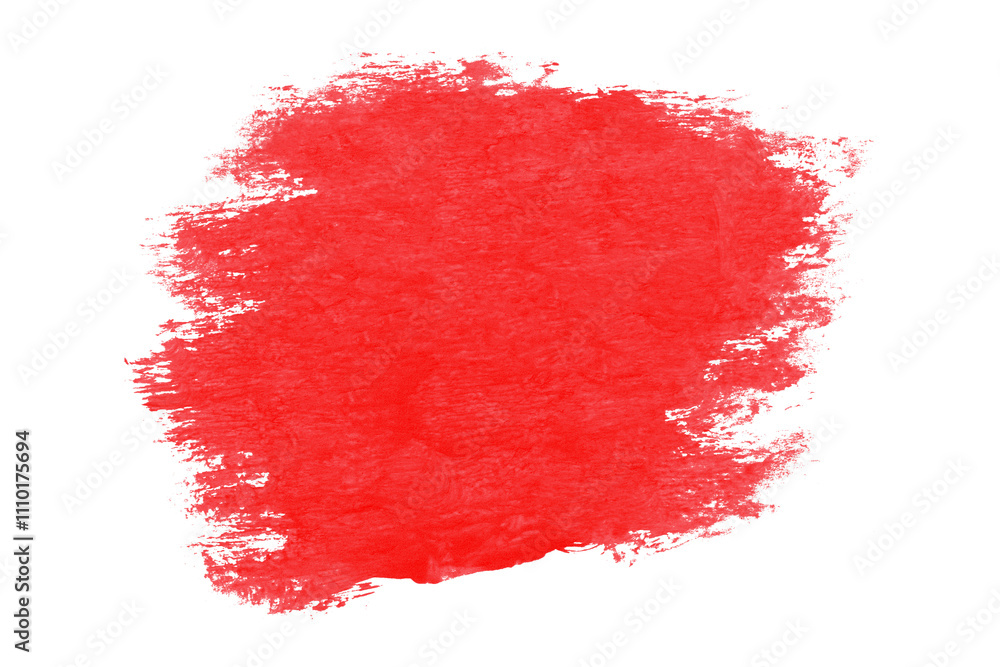 Red brush stroke isolated on transparent background. Red brush stroke isolated on transparent background.