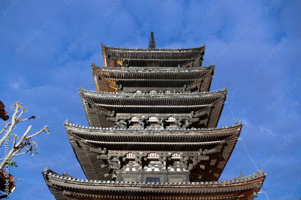 The Yasaka Pagoda, also known as the Tower of Yasaka, is a Buddhist pagoda located in Higashiyama-ku, Kyoto, Japan