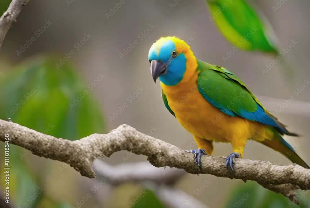 Golden-Shouldered Parrot: Beautiful golden accents; critically endangered. Golden-Shouldered Parrot: Beautiful golden accents; critically endangered.