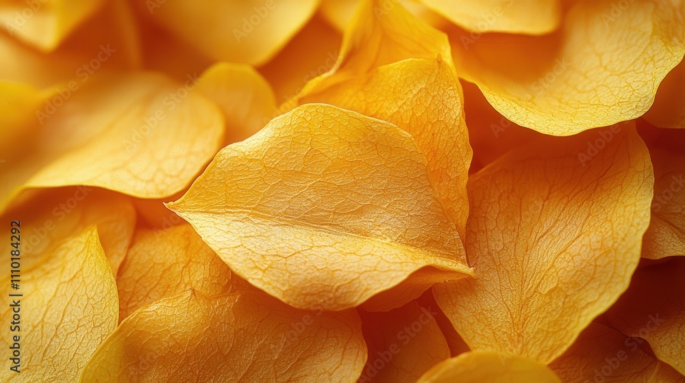 Vibrant yellow petals creating a delicate textured background