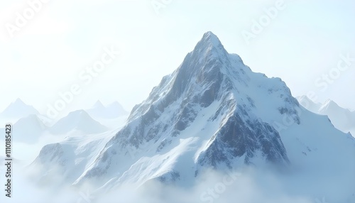 Wallpaper Mural landscape with snow and clouds Torontodigital.ca