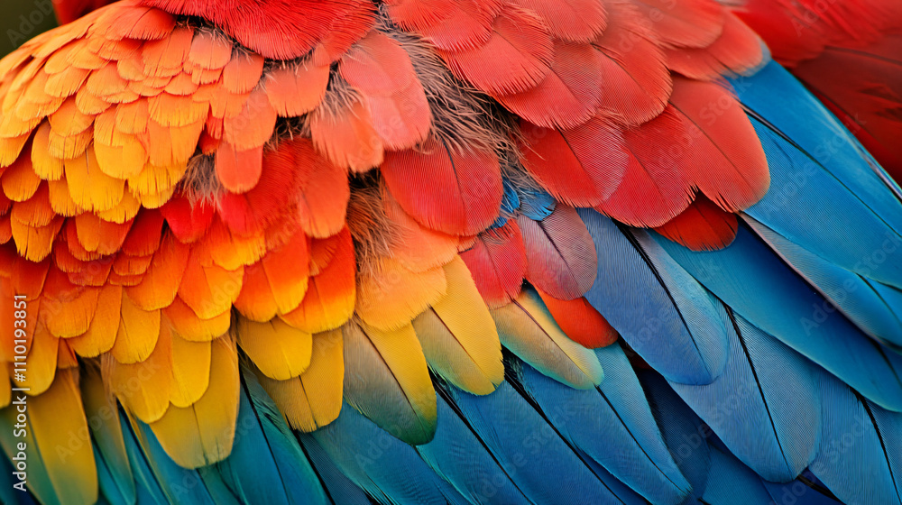 Obraz premium A bird rests on a vibrant flower in the garden, its transparent wings gently folding.