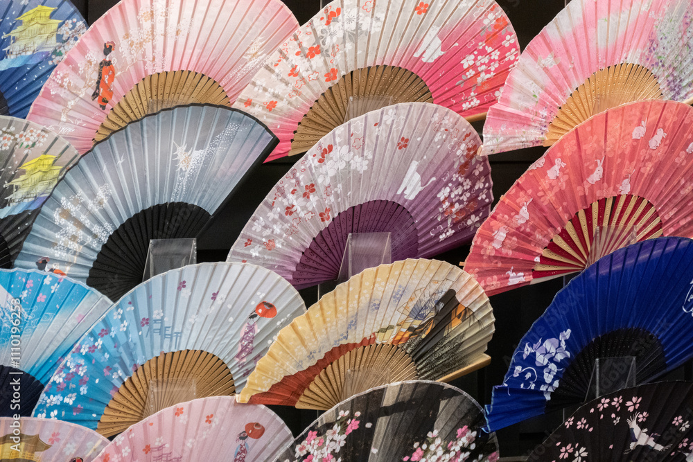 Sensu fan, is Japanese hand folding fan