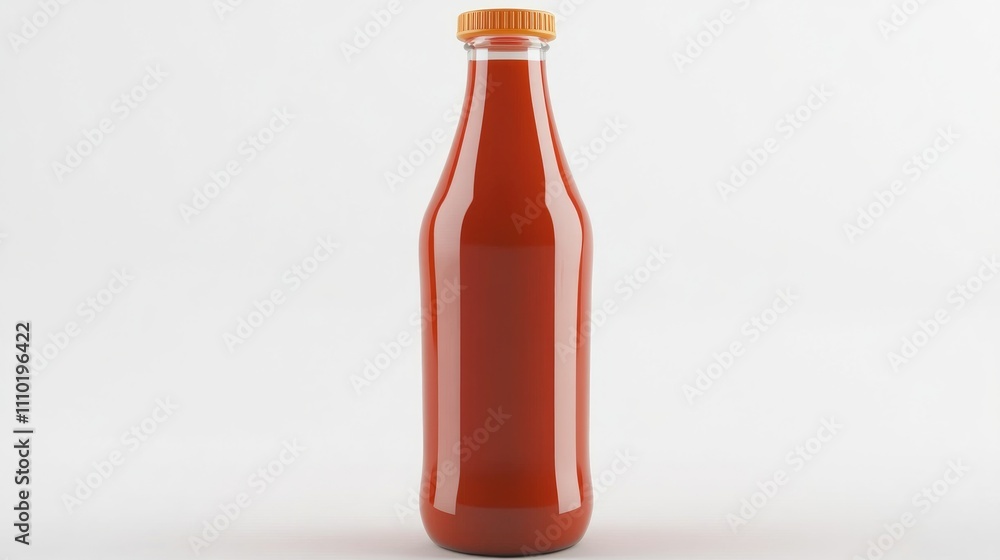 Fresh carrot juice bottle with orange lid isolated on a clean white background showcasing healthy beverage concept and vibrant color. Fresh carrot juice bottle with orange lid isolated on a clean white background showcasing healthy beverage concept and vibrant color.