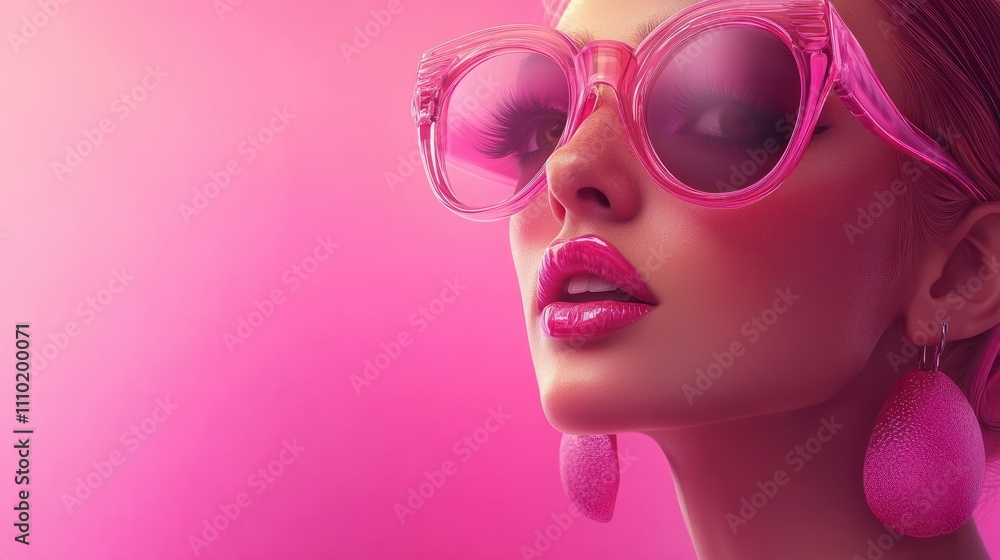 Beauty fashion model girl wearing stylish sunglasses and accessories Beauty fashion model girl wearing stylish sunglasses and accessories