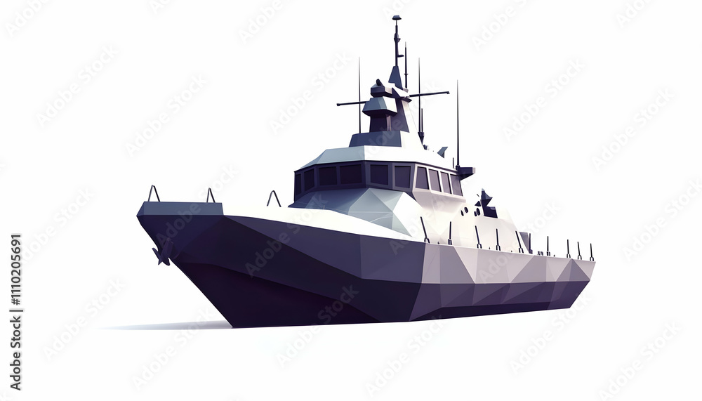 A low-poly model of a naval vessel, designed for visual representation and simulation. A low-poly model of a naval vessel, designed for visual representation and simulation.