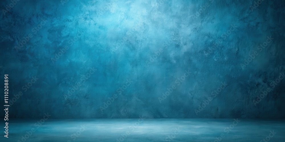 Abstract blue background with textured wall and floor, perfect for product placement and artistic inspiration. Abstract blue background with textured wall and floor, perfect for product placement and artistic inspiration.