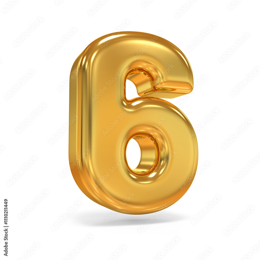 Gold Number 6 Gold Number 6
