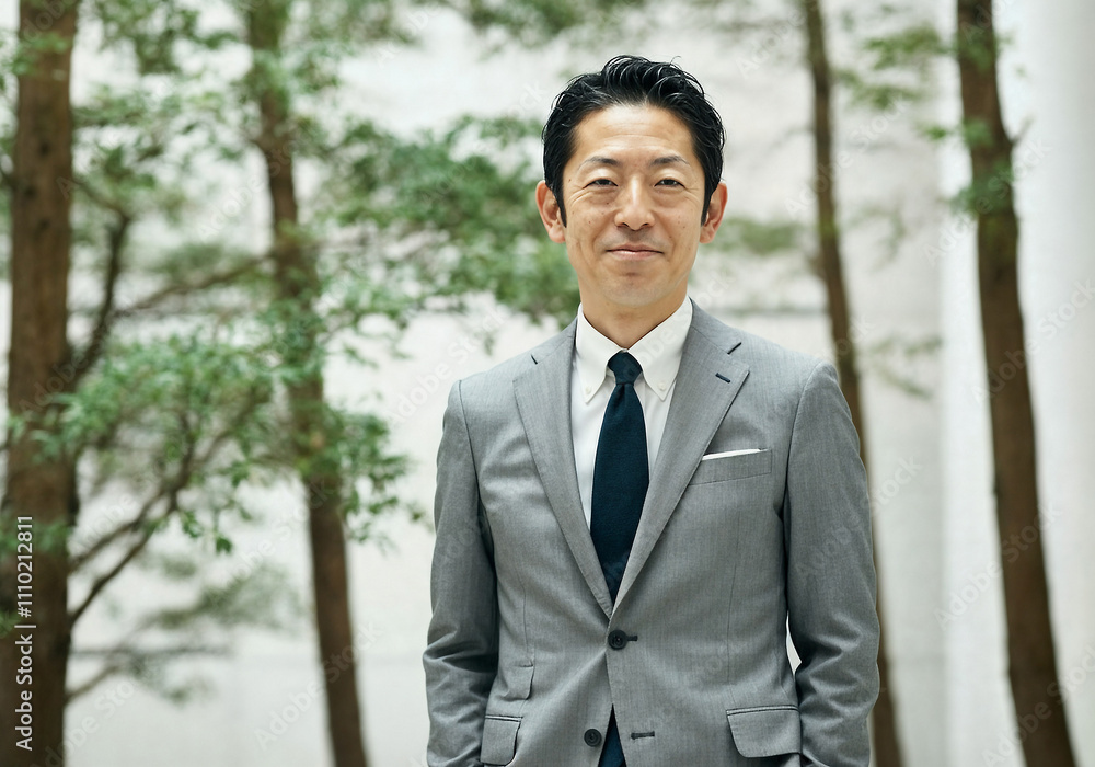 Trustworthy and professional male portrait/信頼感あふれるプロフェッショナルな男性 Trustworthy and professional male portrait/信頼感あふれるプロフェッショナルな男性