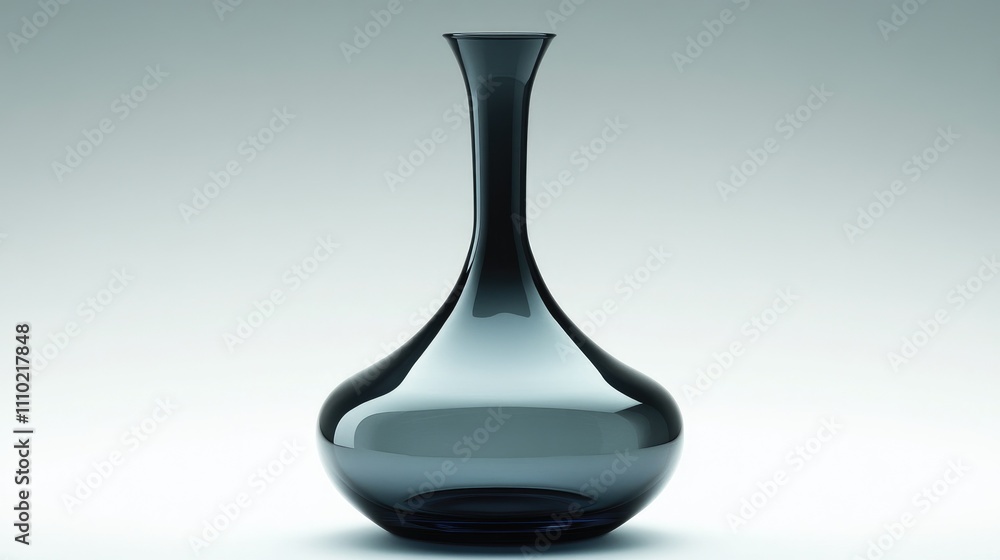 Elegant black decanter showcasing modern design for serving vodka or other spirits with style and sophistication. Elegant black decanter showcasing modern design for serving vodka or other spirits with style and sophistication.