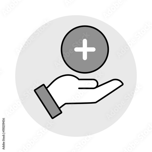 Increased Benefits – Hand with Plus Sign Representing Added Value