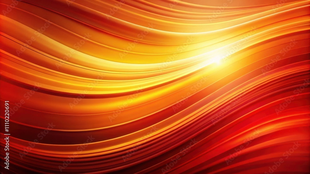 Abstract Background of Curving Lines in Shades of Red and Yellow Abstract Background of Curving Lines in Shades of Red and Yellow