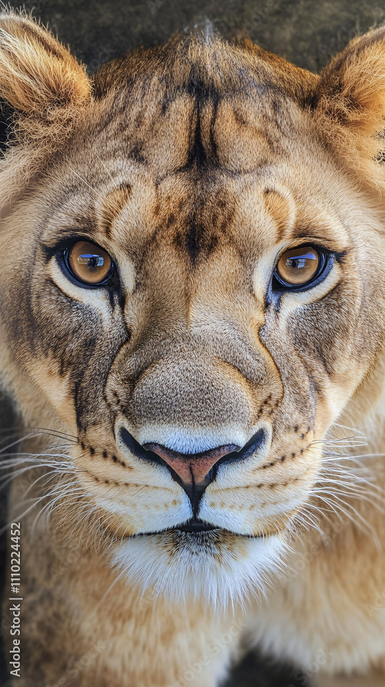 Fototapeta premium lion, King of jungle, Amazing and dangerous image of lion