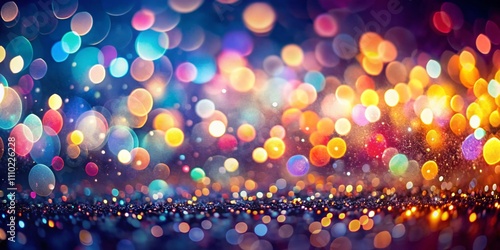 Captivating Bokeh Effect Background in a 3:5 Ratio Perfect for Creative Projects and Visual Storytelling, Soft Focus with Colorful Lights and Dreamy Atmosphere