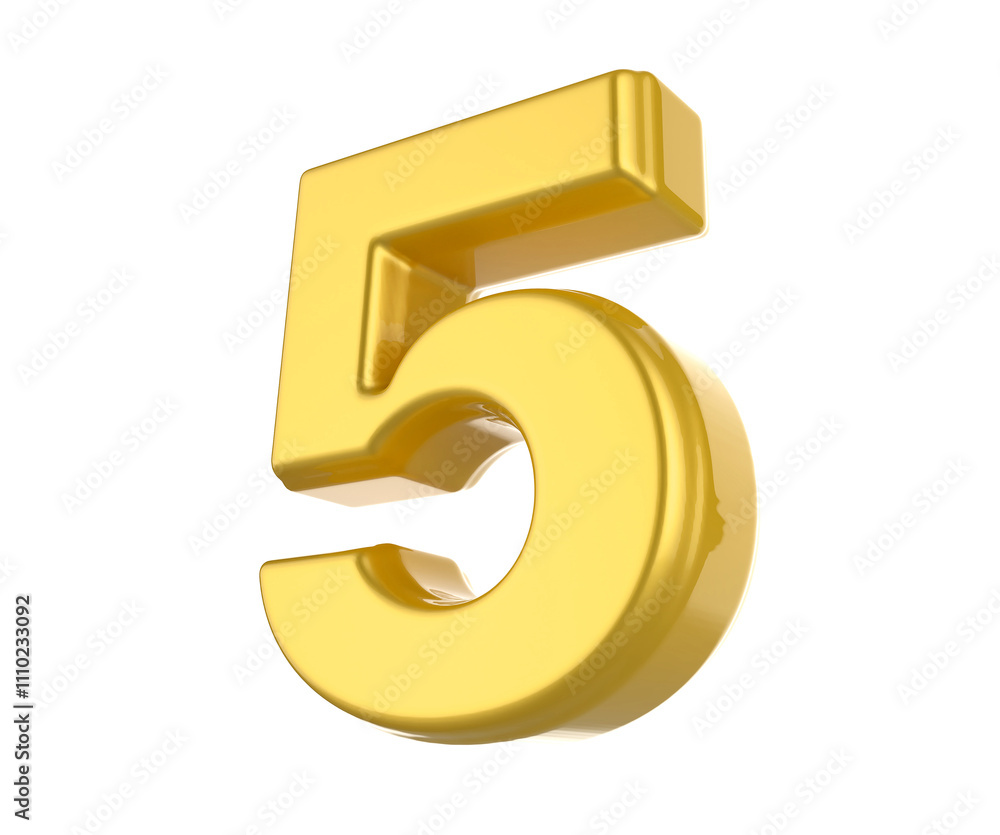 Gold Number 5 Gold Number 5