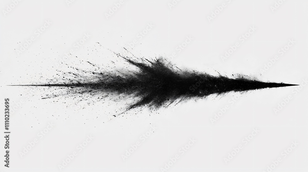 Bold dark grey slash mark creating dynamic visual impact on neutral background Bold dark grey slash mark creating dynamic visual impact on neutral background