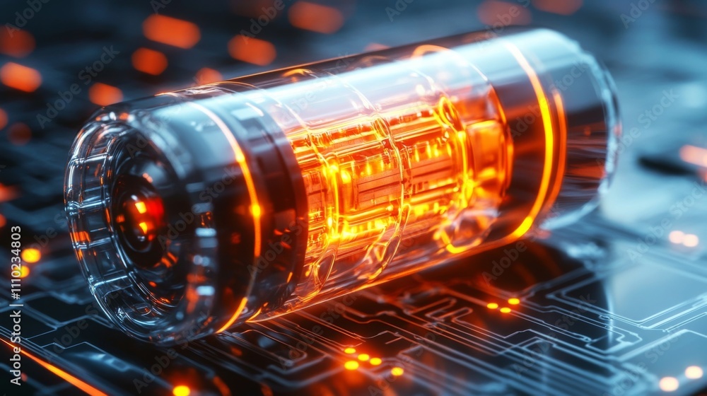 Close-up cylindrical object metallic body transparent glass A detailed diagram Close-up cylindrical object metallic body transparent glass A detailed diagram