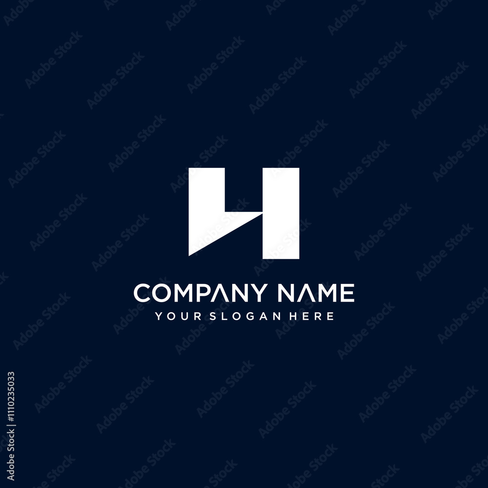 h letter vector logo abstract h letter vector logo abstract
