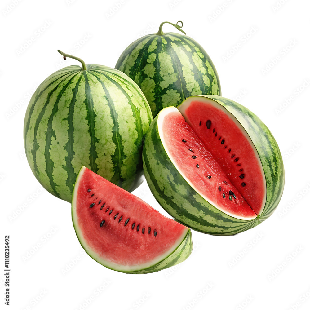 watermelon isolated on white background watermelon isolated on white background
