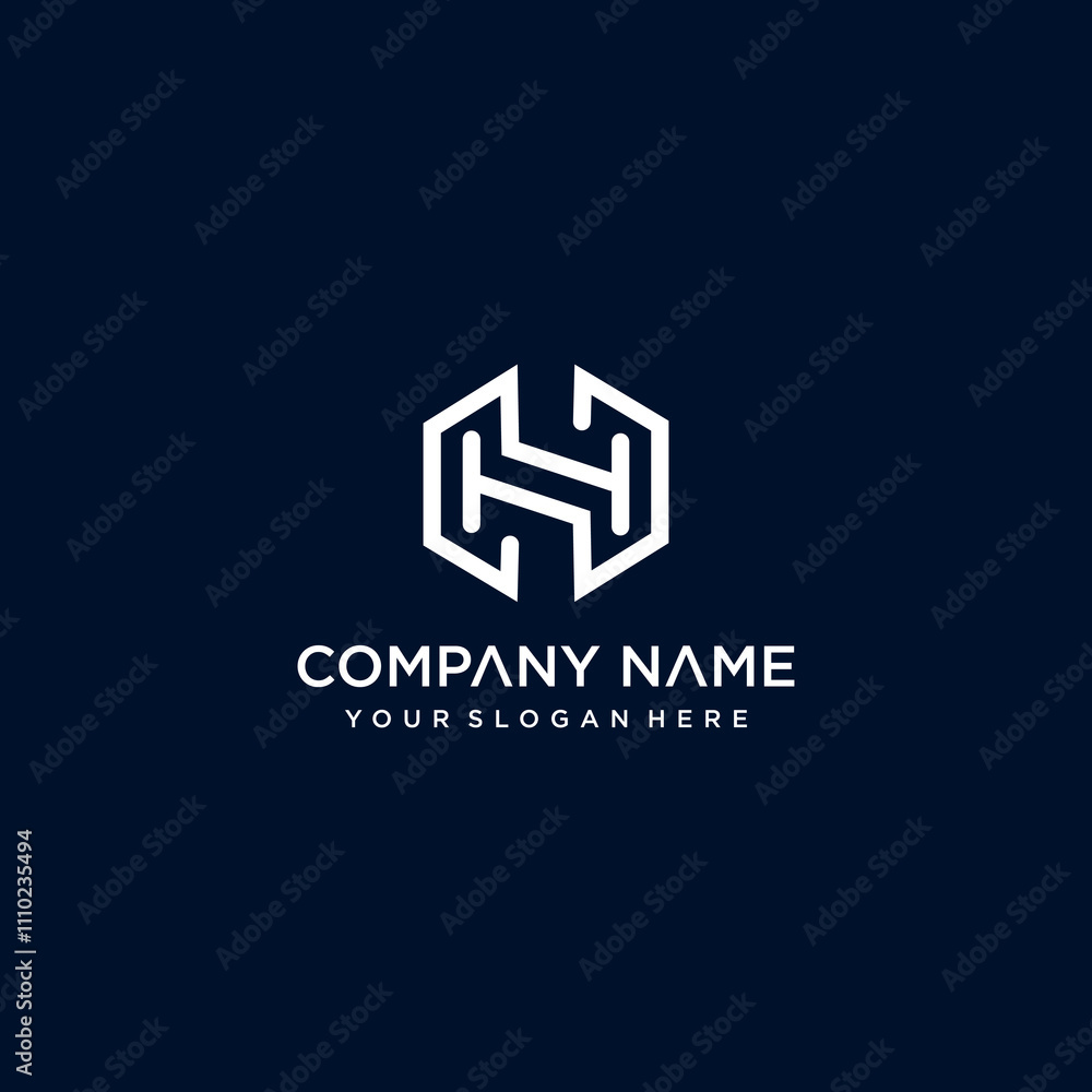 h letter vector logo abstract h letter vector logo abstract