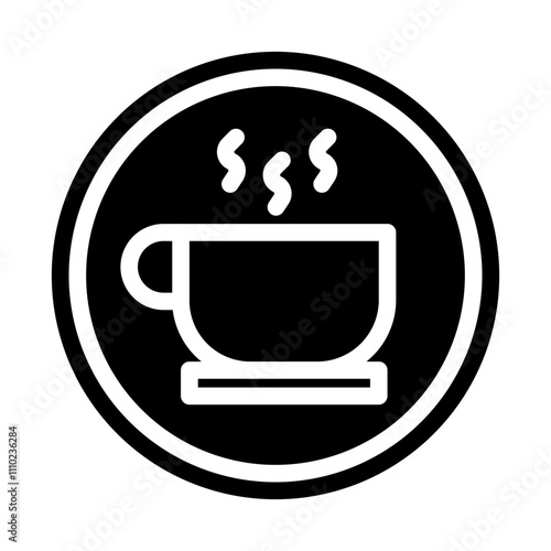 coffee break solid icon