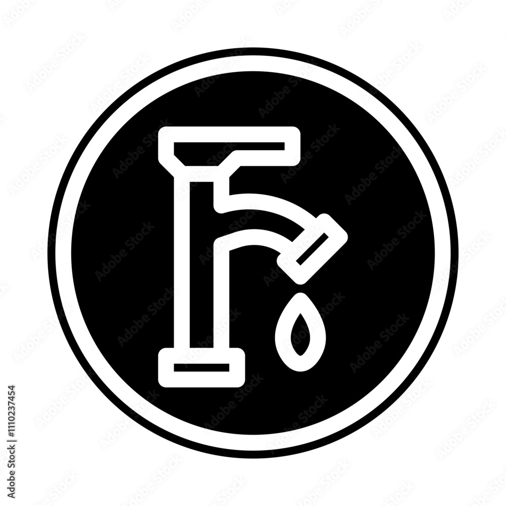 public drinking water solid icon public drinking water solid icon