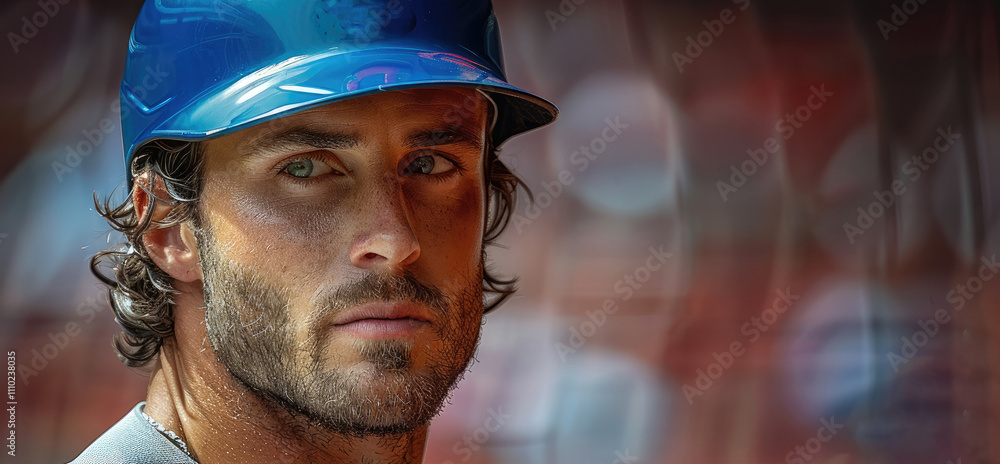 A professional baseball player, handsome. A professional baseball player, handsome.