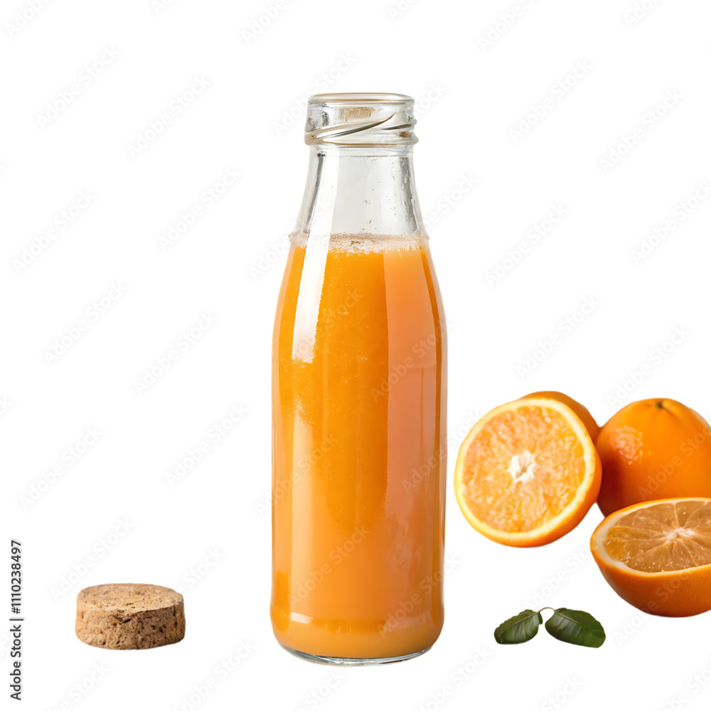 orange juice and fruits on white background orange juice and fruits on white background