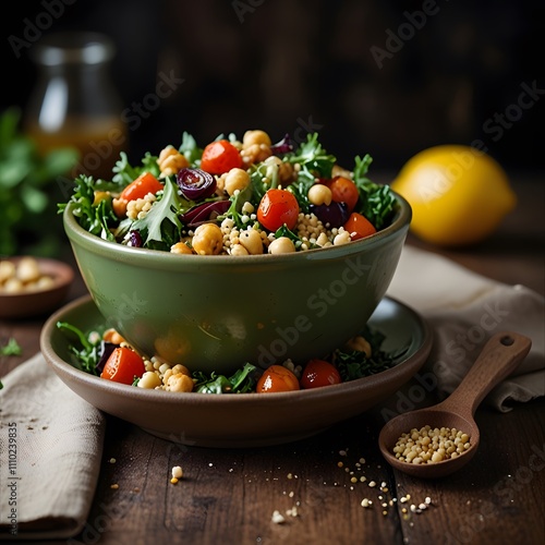 salad with vegetables