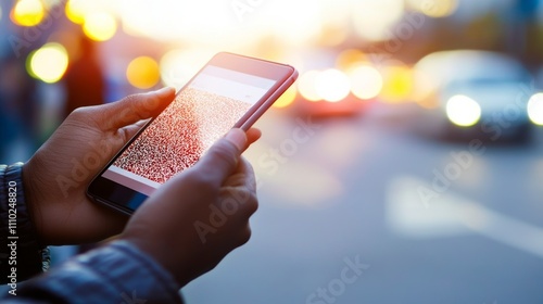 Person scanning a QR code with a smartphone, embracing modern technology and convenience in daily life.