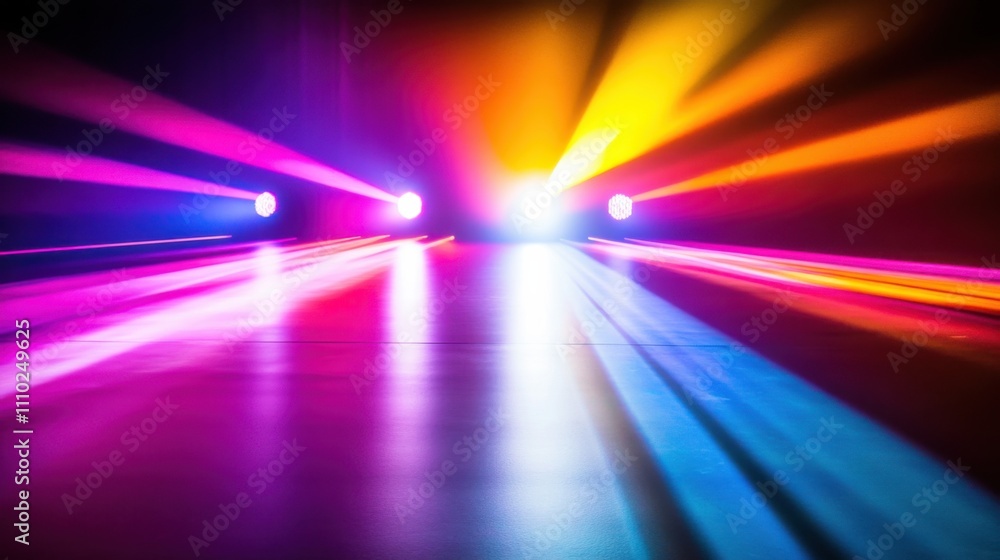 An evocative image of a variety of vibrant, abstract light beams merging into a single, radiant display on a smooth surface An evocative image of a variety of vibrant, abstract light beams merging into a single, radiant display on a smooth surface