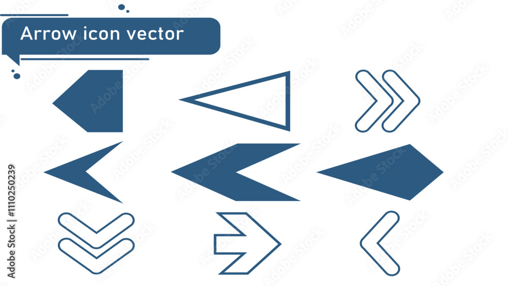 Hand-drawn Arrow vector sets design Hand-drawn Arrow vector sets design