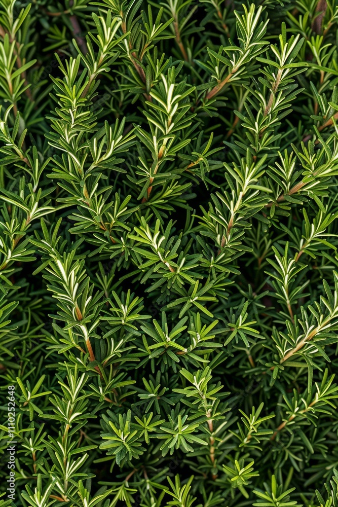 Fresh rosemary twig texture background, green rosemary sprig pattern, seasoning twigs banner Fresh rosemary twig texture background, green rosemary sprig pattern, seasoning twigs banner