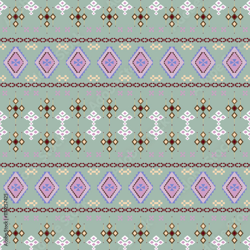 seamless pattern with flowers