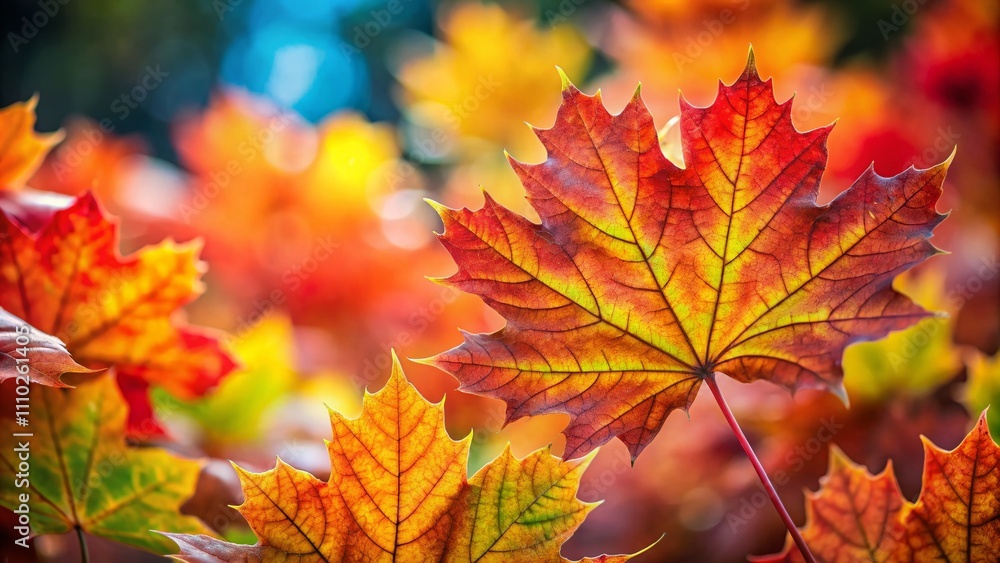 Close-Up of Colorful Canadian Maple Leaves Celebrating Labor Day with a Soft Blurred Background, Symbolizing the Beauty of Nature and the Spirit of Workers’ Contributions in Canada Close-Up of Colorful Canadian Maple Leaves Celebrating Labor Day with a Soft Blurred Background, Symbolizing the Beauty of Nature and the Spirit of Workers’ Contributions in Canada