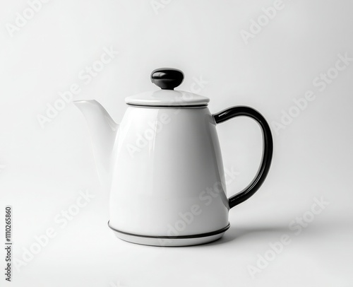 white tea pot