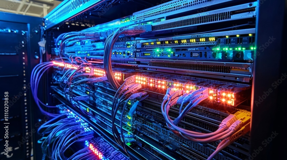 Networking cable concept Networking cable concept