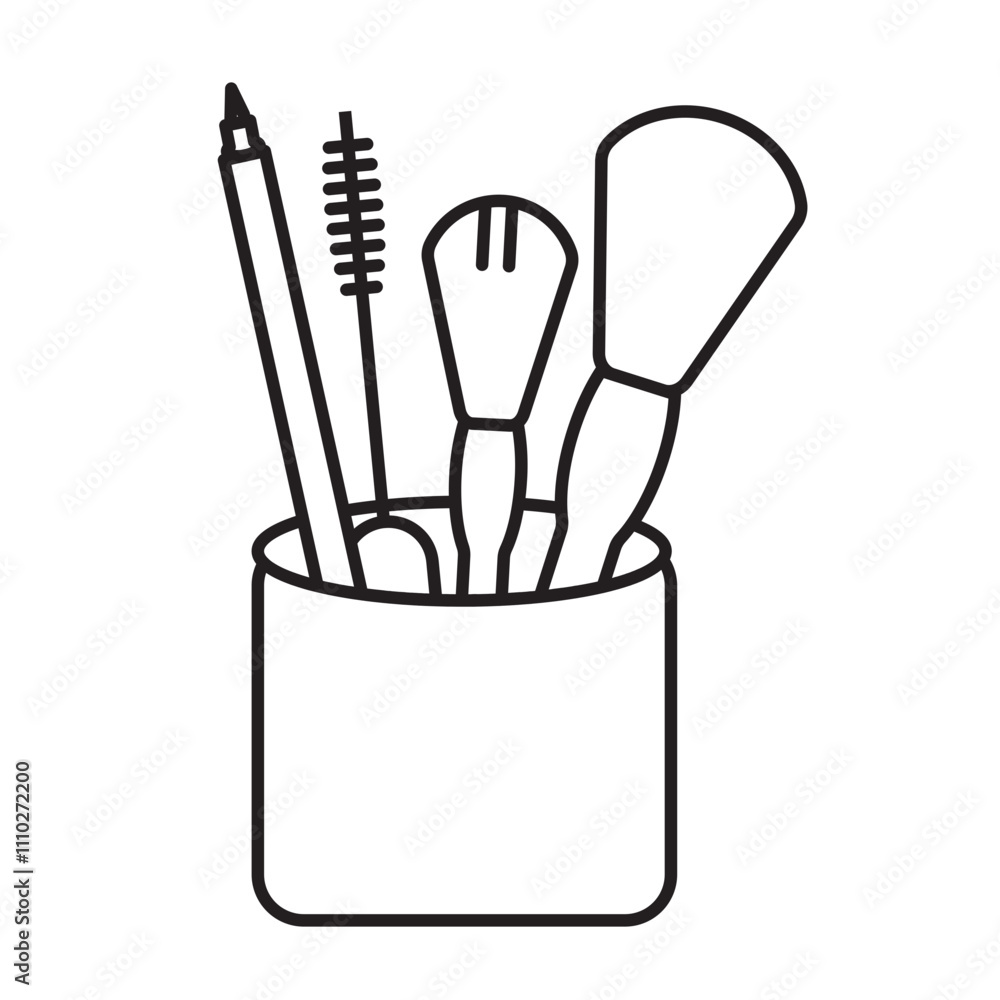 set of makeup tool set of makeup tool