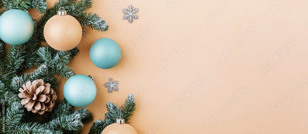 Eco-friendly Christmas decorations with natural elements for a sustainable holiday theme on a soft pastel background vertical orientation. Eco-friendly Christmas decorations with natural elements for a sustainable holiday theme on a soft pastel background vertical orientation.