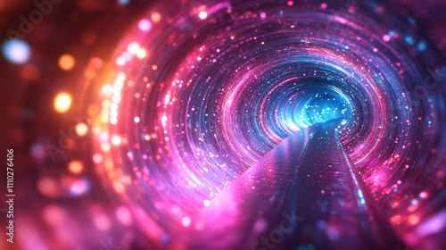 dynamic colorful background showcasing a sense of chaos and hyperspeed motion featuring a blend of swirling energy patterns and radiant light streaks evoking futuristic and energetic themes photo